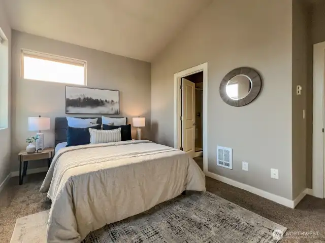 Large enough for a king bed