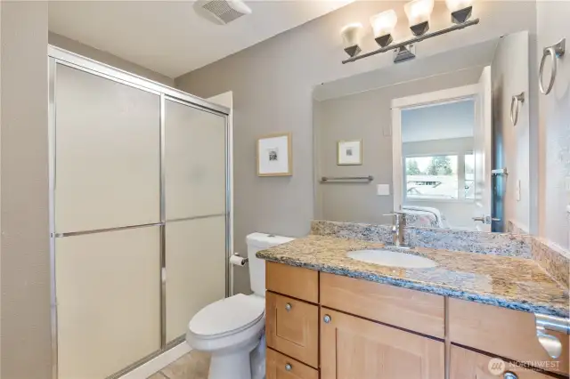 Here's the private bath off primary bedroom.