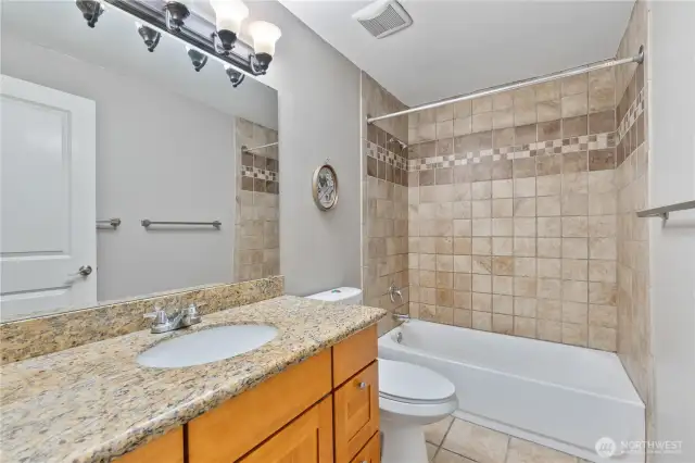 Full bath for guests or other family members.