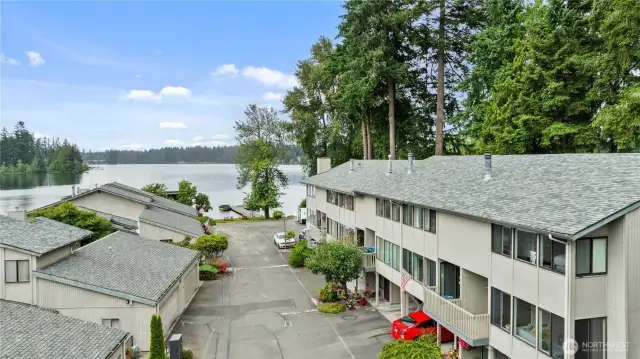 Another look out at Spanaway Lake.