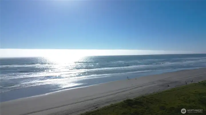 Miles of pristine sandy beach