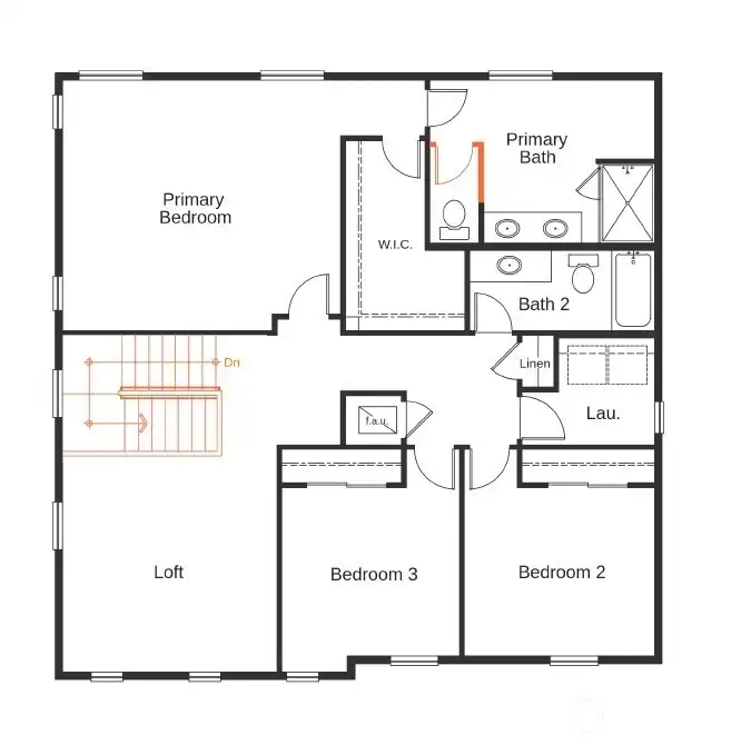 Lot 3-4 2nd floor layout