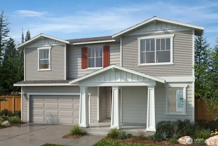 Welcome home to Park Forest!  *exterior rendering