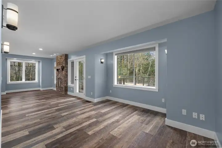 Open layout allows the main living spaces to feel bright, connected, and comfortable.