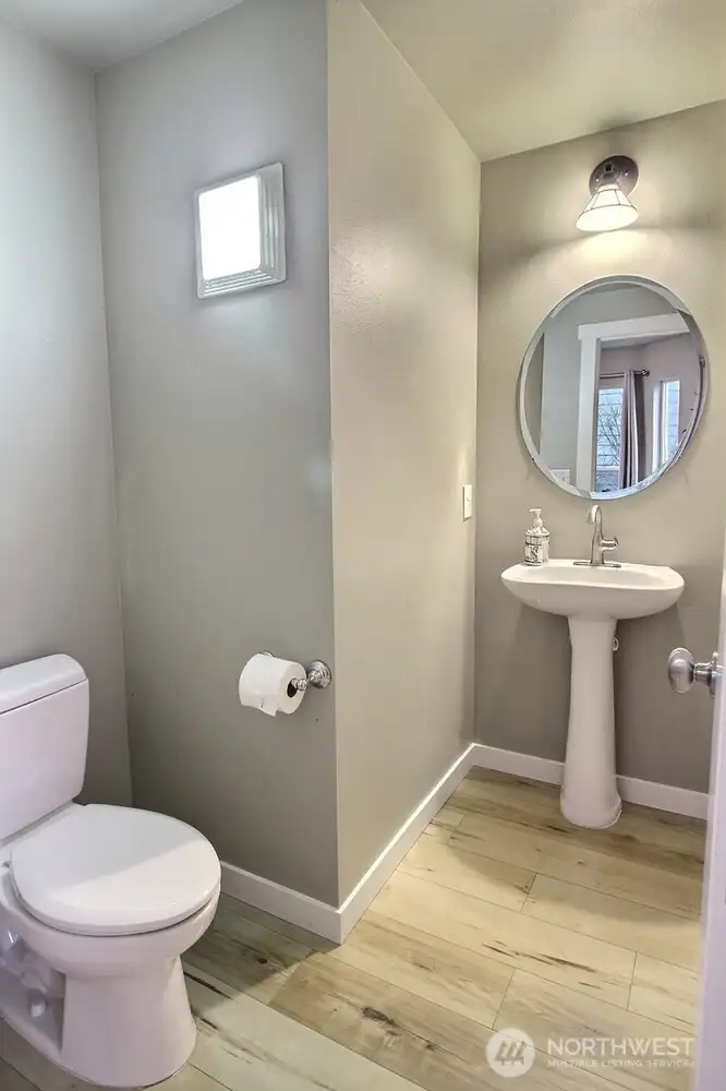 Main floor powder room