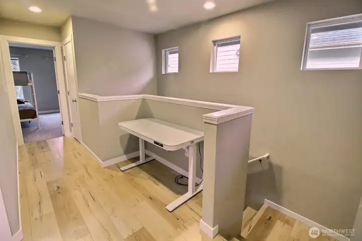Office nook off hallway.