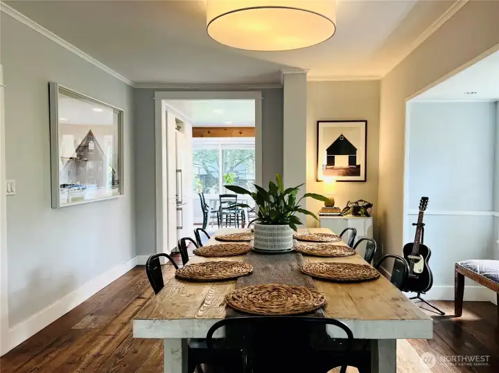 Open floor plan with large dining area. This home lives well while keeping the square footage right sized.