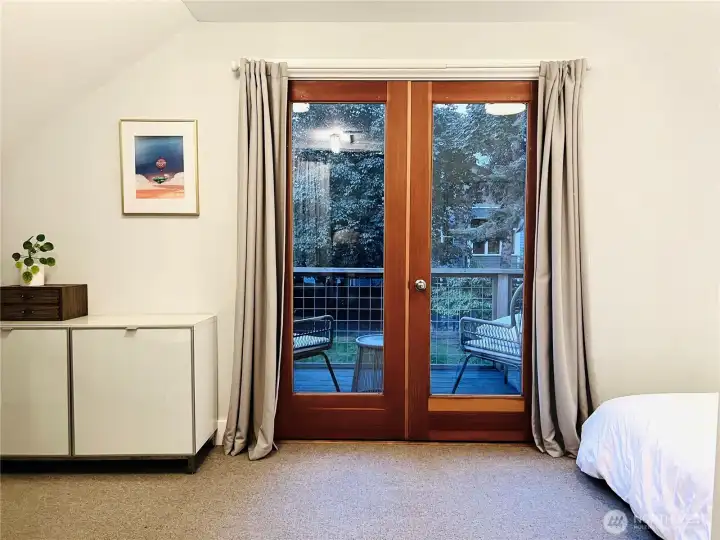 Off of the primary is another space that can be flexible... a dressing area? an office? additional sleeping area for STR?