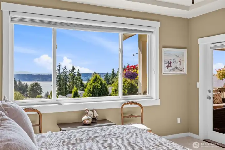 Primary suite view and deck access.