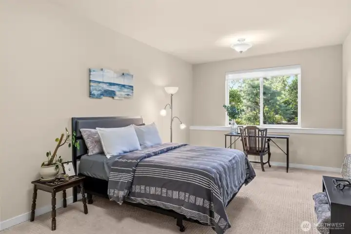 Lower level bedroom or bonus room.