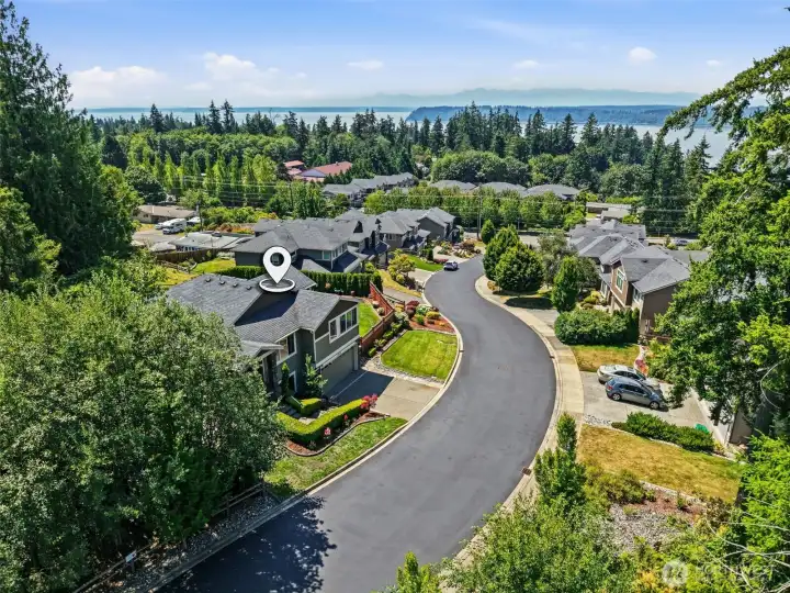 Aerial views! Proximity to Whidbey Island.