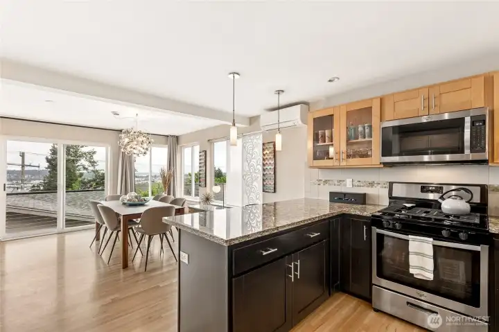Being in the kitchen doesn't mean you without the views. Being in the kitchen doesn't mean you without the views.