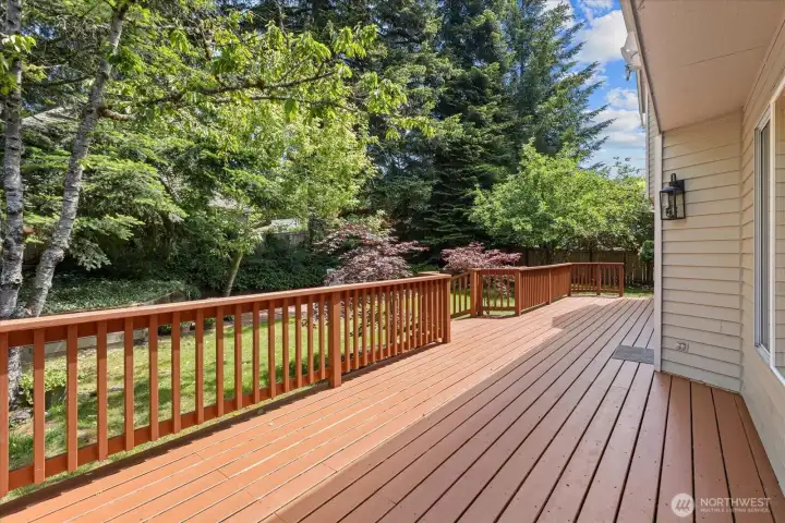 Back Deck Recently Refinished