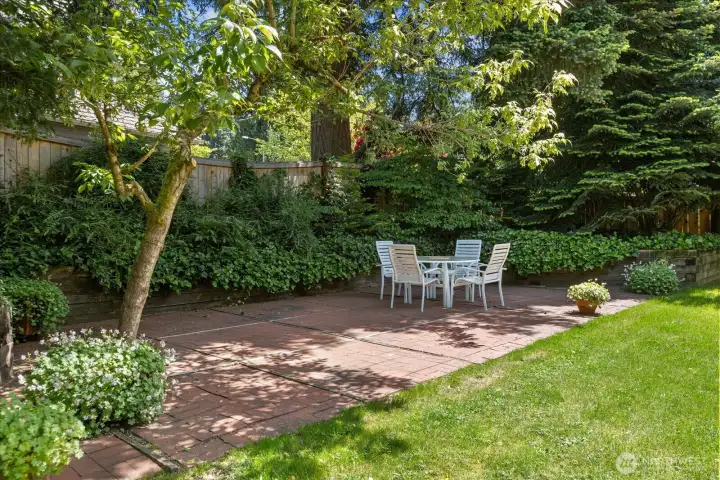 Great Private Patio With A Mix of Sun n Shade