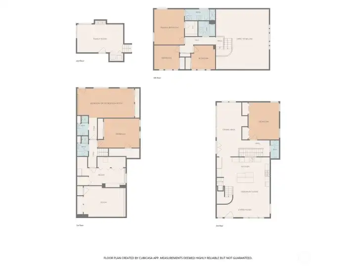 Versatile Floorplan with 6 bedrooms and 4.5 Baths