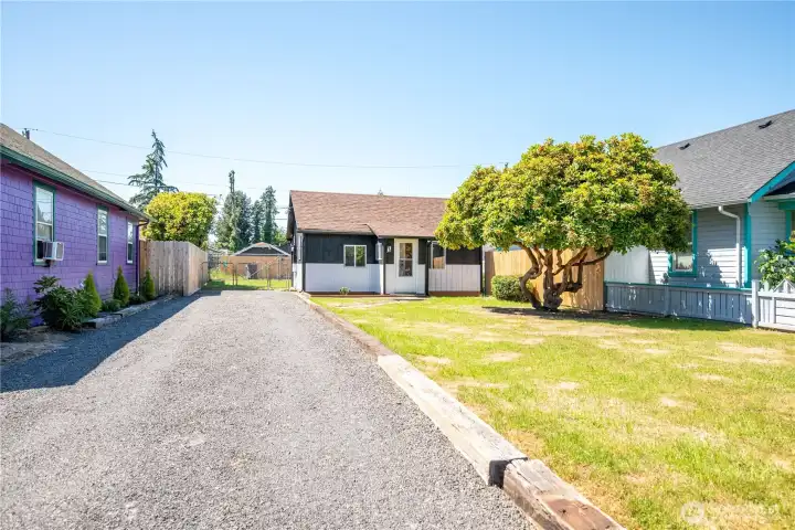 Extra long driveway, with plenty on off street parking.