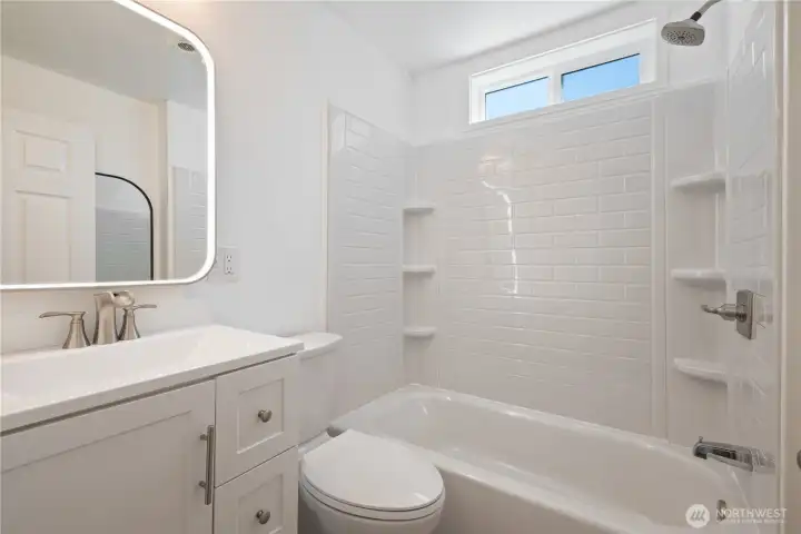Brand new bathroom.