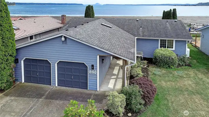Great Approach w/ Ample Parking and Attached Garage w/ Shop Space~