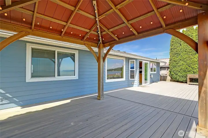 Covered Gazebo for Entertaining Guests or Quietly Soaking in the Views~