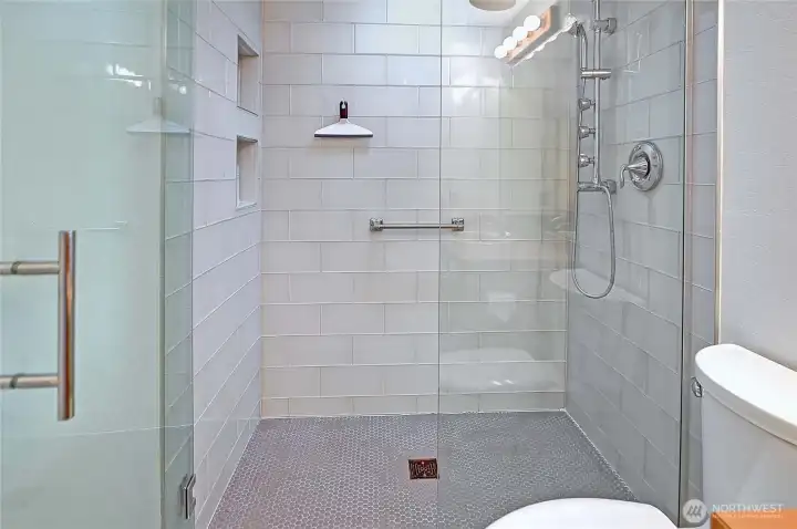 Spa-Like Tile Shower in Primary~