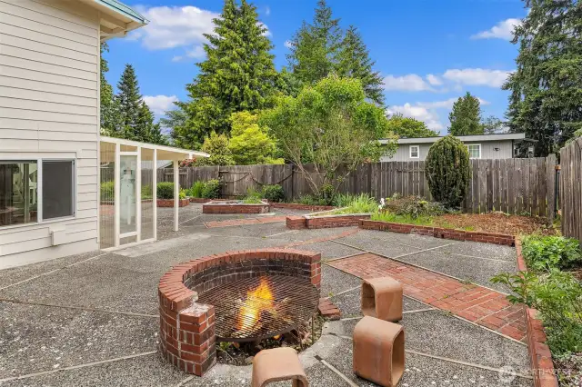 Summer nights await with your own firepit.