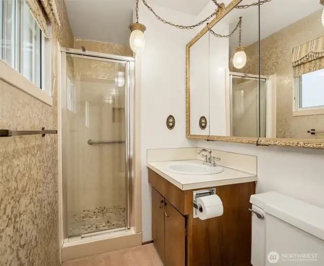 Primary bathroom.