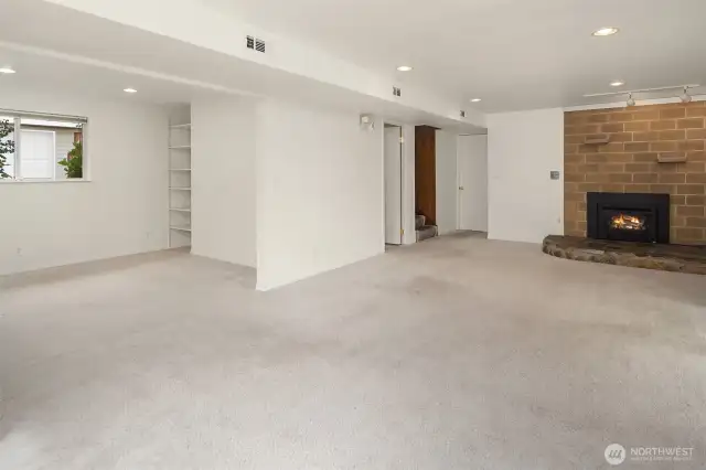 Expansive downstairs basement.