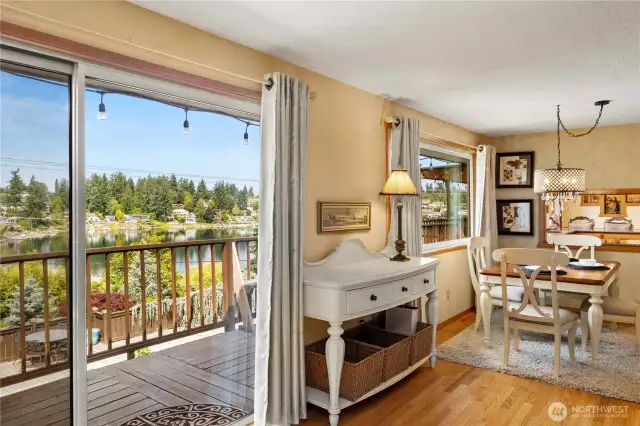 Gorgeous Deck Off Living Room
