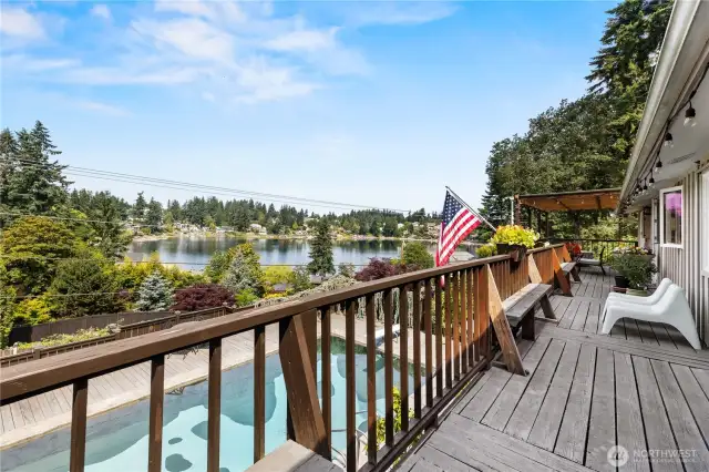 Covered & Uncovered Deck For Year Round Enjoyment