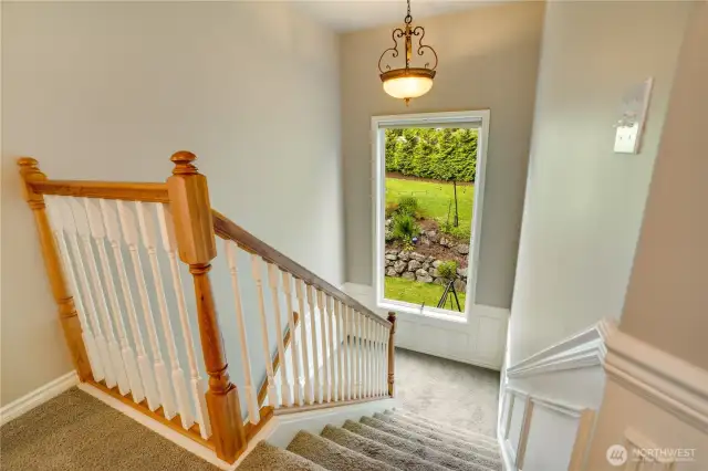 Upper floor landing