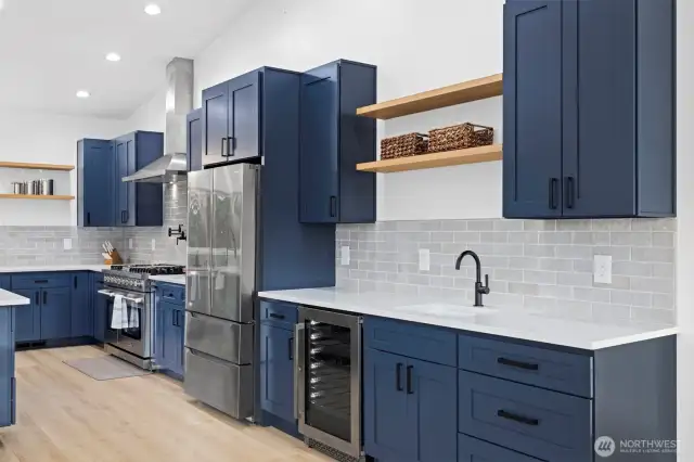 Wet bar for entertaining