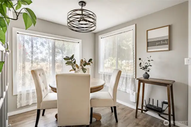 Warm, Cozy Formal Dining