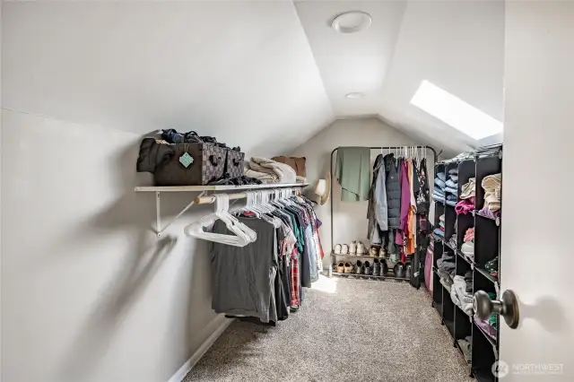 Primary Suite large Walk in Closet