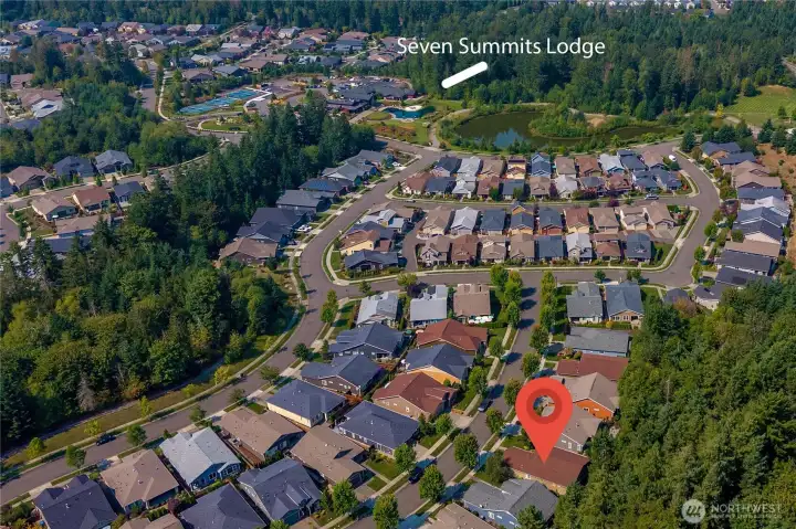 Location, location, location! A short walk to the Seven Summits Lodge, Post & Pour bistro and retail!