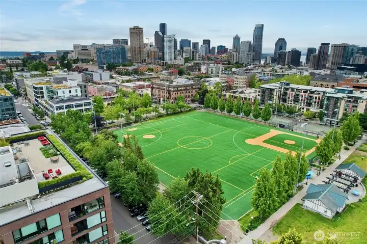 Cal Anderson Park just a few blocks to the west.