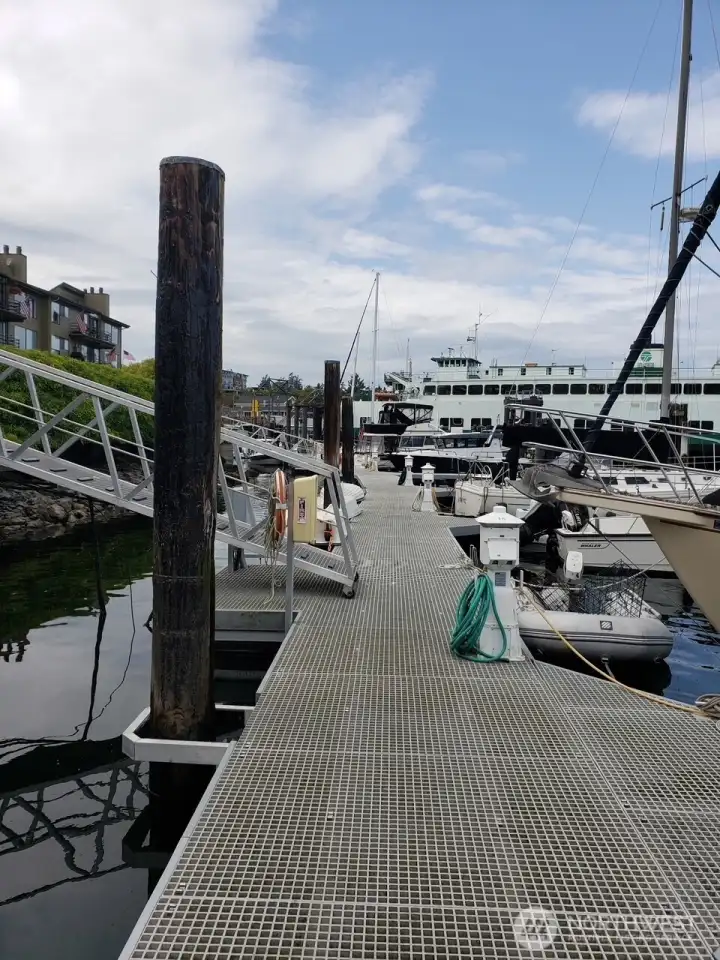 The pilings have been replaced since this picture was taken.