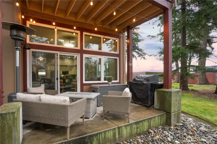 Room for a patio party