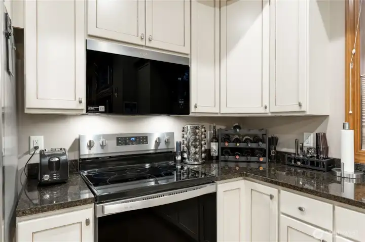 Plenty of cabinetry highlighted here.