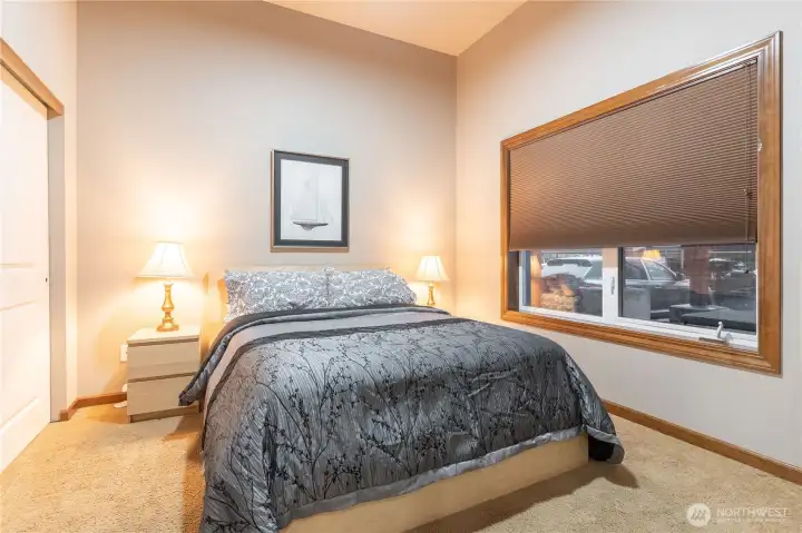 Second bedroom here.  The closet here also has custom built-in feature.