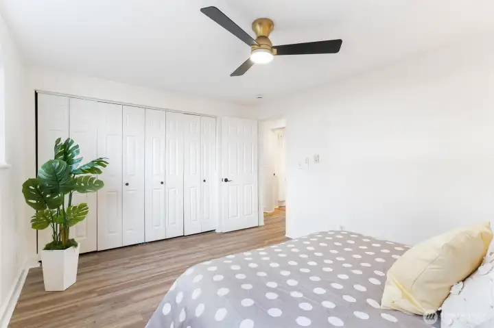Primary Bedroom with water views