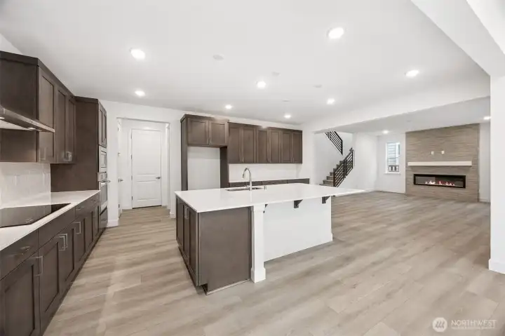 Photo is of the actual home.