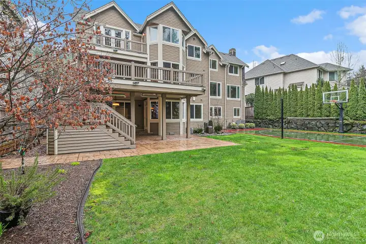 This grand home is sure to please- inside and out.