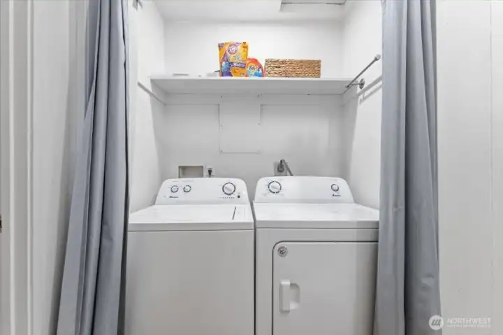 Each unit includes a full-size washer and dryer, offering added convenience and tenant appeal.