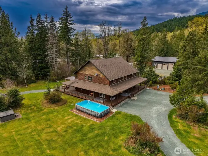 Discover unparalleled natural beauty in this stunning, custom-built luxury farmhouse in the heart of Sky Valley!