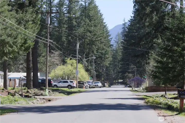 A glimpse of the street front for your future custom home.