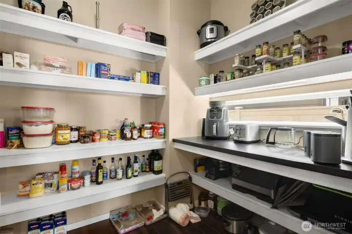 Large Walk-In Pantry