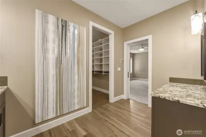Primary Bath with Heated Floors Primary Bath with Heated Floors