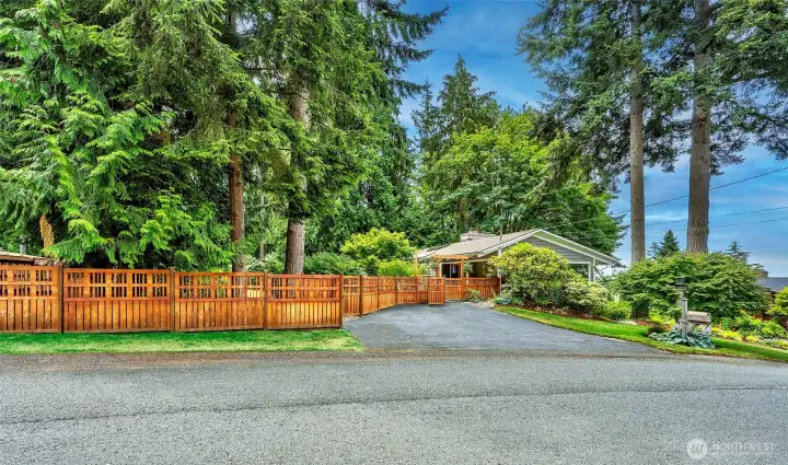 Set on a shy half acre of manicured grounds.