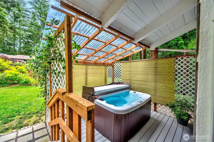 Hot tub spa retreat!