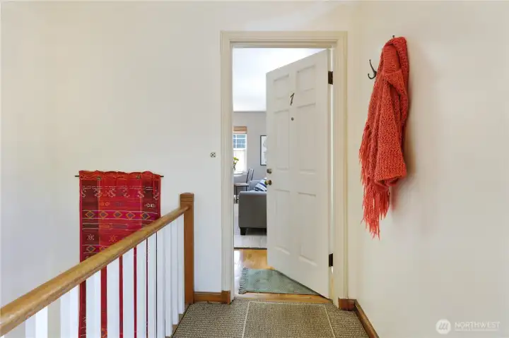 Top corner unit on southeast side.